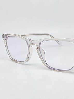 John Jacobs JJE11724 C4 Iruya Crystal Clear Transparent Eyeglasses Frame 52mm